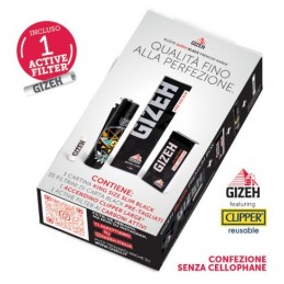 KIT CLIPPER GIZEH BLACK KSS...