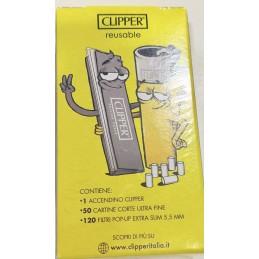 CLIPPER BOX SILVER 75PZ.